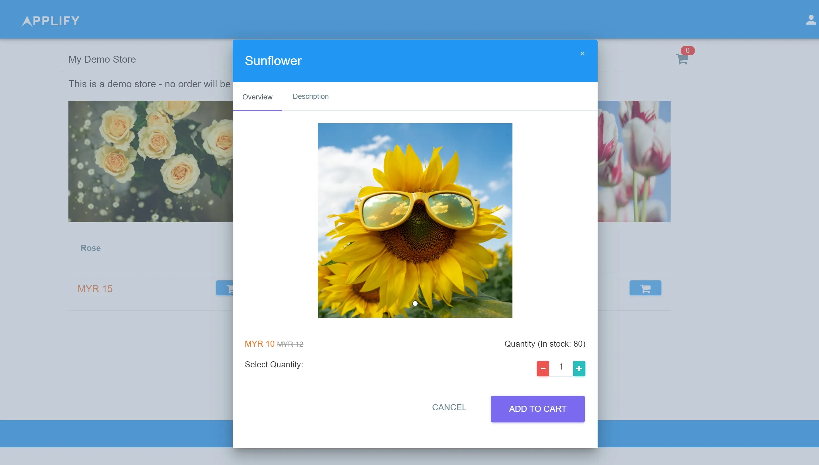 flower image for store module demo
